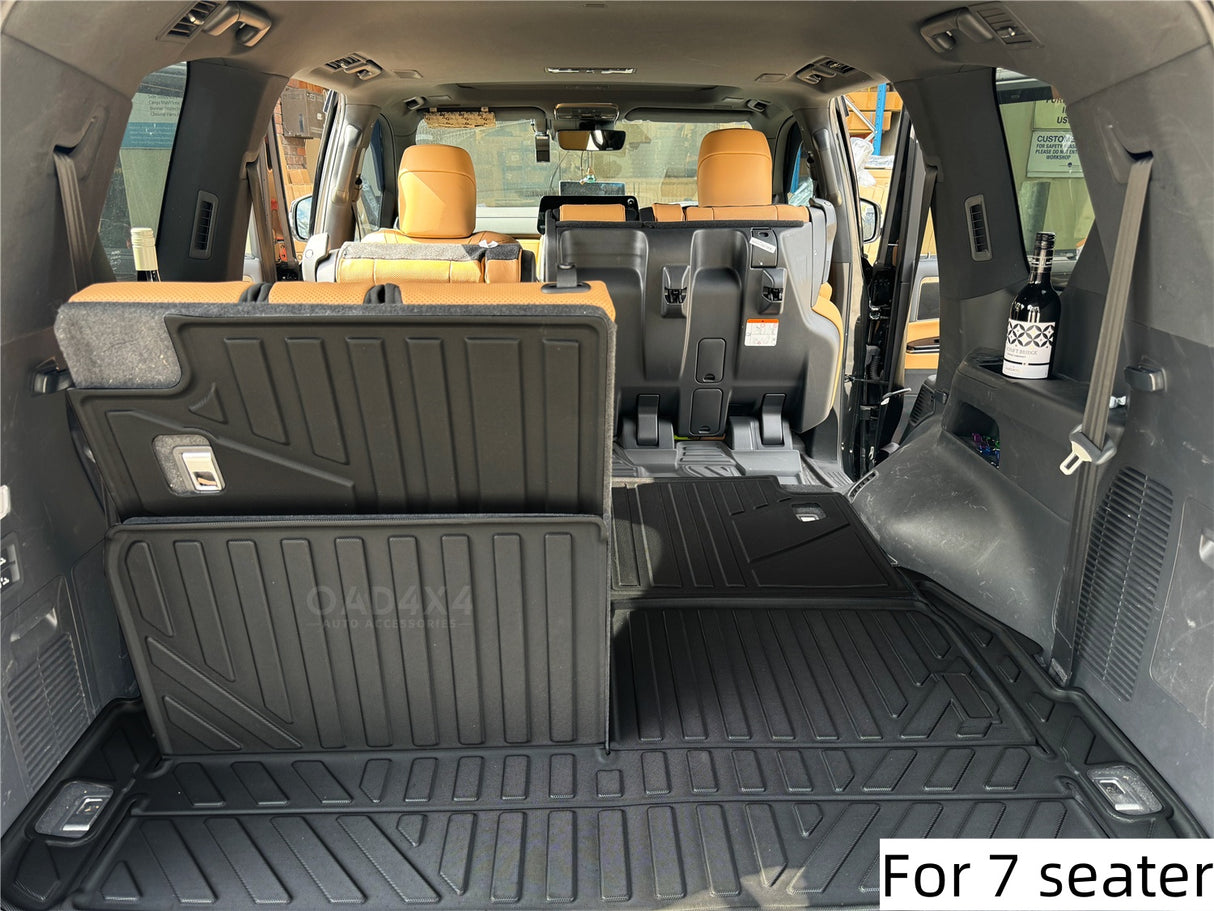 5D TPE Car Floor Mats for Toyota Land Cruiser 300 2021-Onwards
