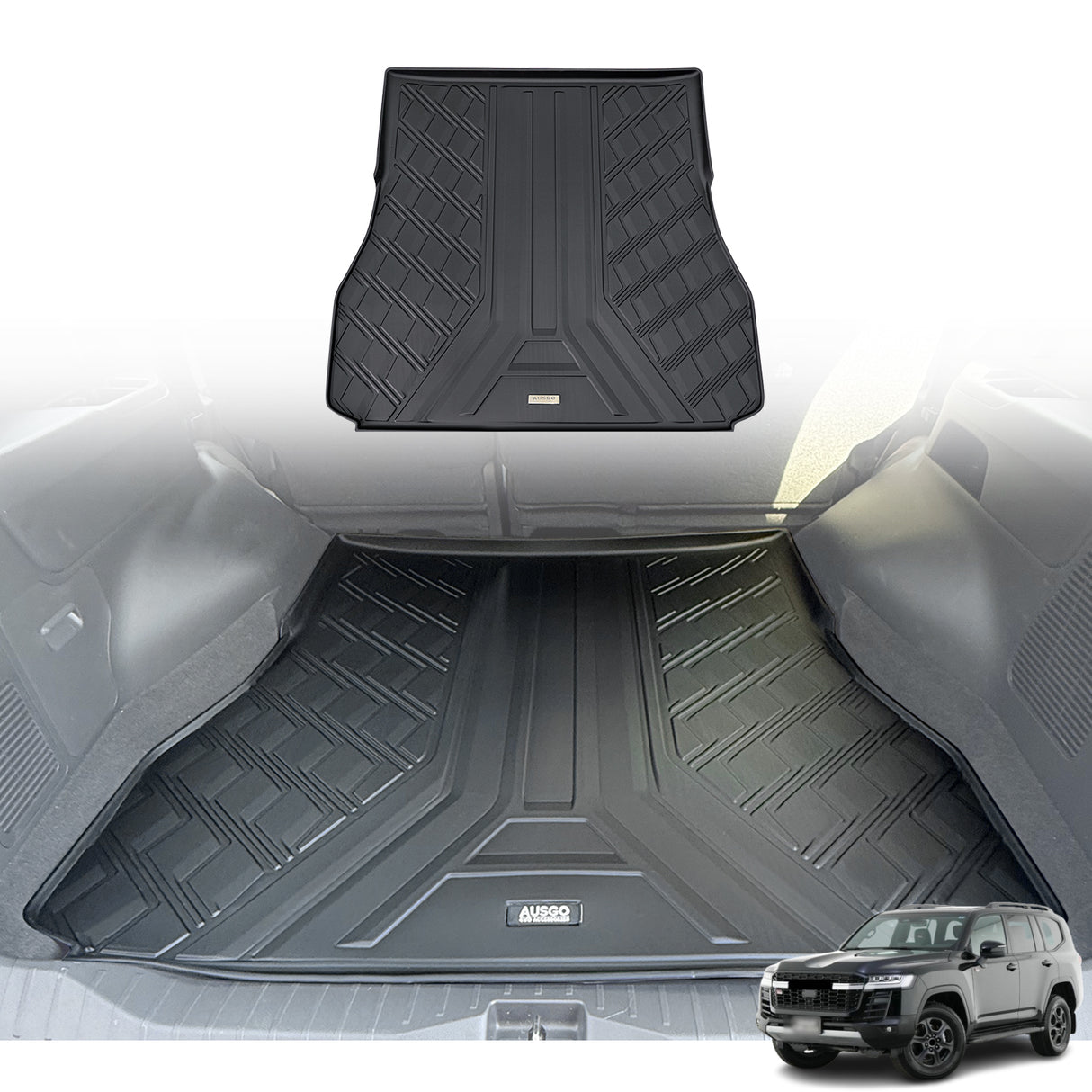 Boot Liner for Toyota Land Cruiser 300 Series 5 Seater 2021-Onwards