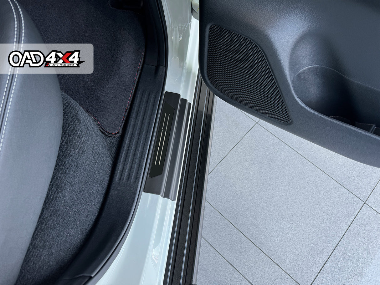 Floor Mats & Door Sill Protector for Nissan Navara NP300 D23 Dual Cab 2015-2025