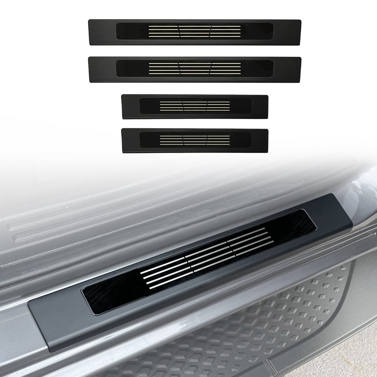 ABS Door Sill Protector for Ford Ranger Super Duty Dual Cab 2026-Onwards