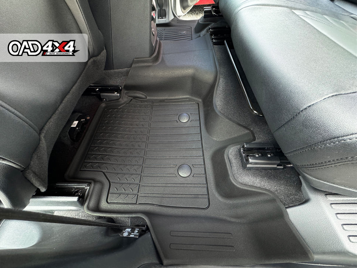 Injection Floor Mats & Door Sill Protector for Ford Everest Next-Gen 2022-Onwards