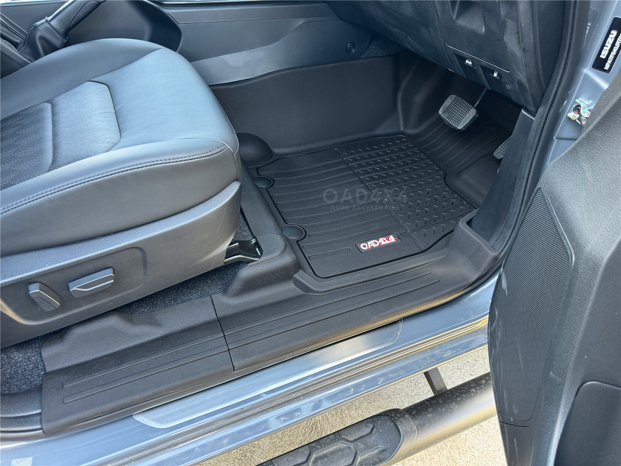 Injection 7D TPE Car Floor Mats for ISUZU D-MAX Dual Cab 2020-Onwards