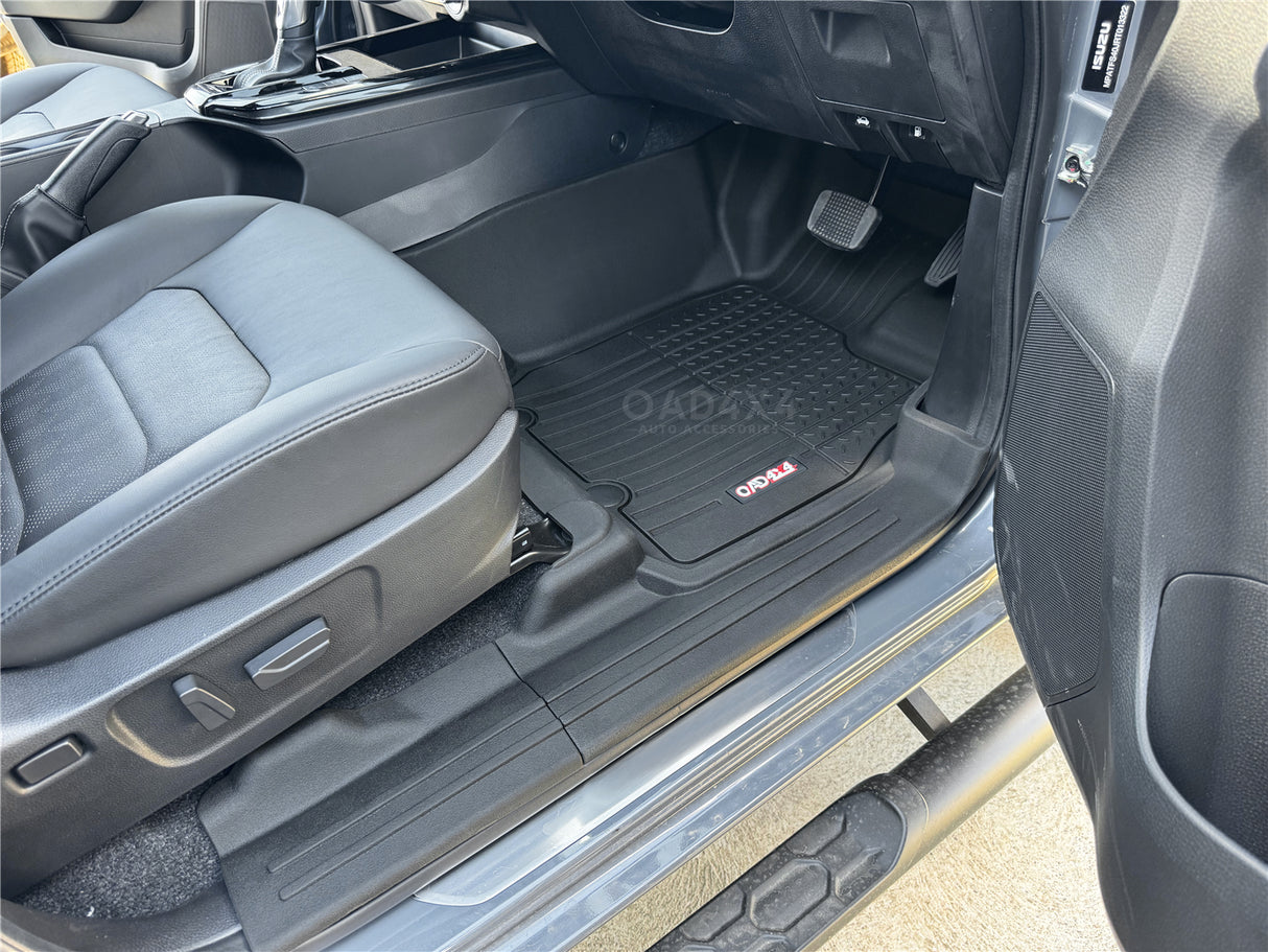 Injection Floor Mats & Door Sill Protector for ISUZU MU-X 2021-Onwards