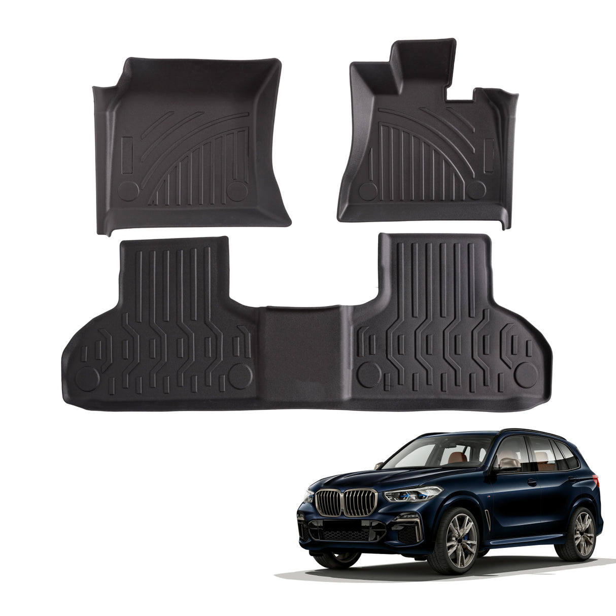 3D Car Floor Mats for BMW X5 G05 2018-Onwards