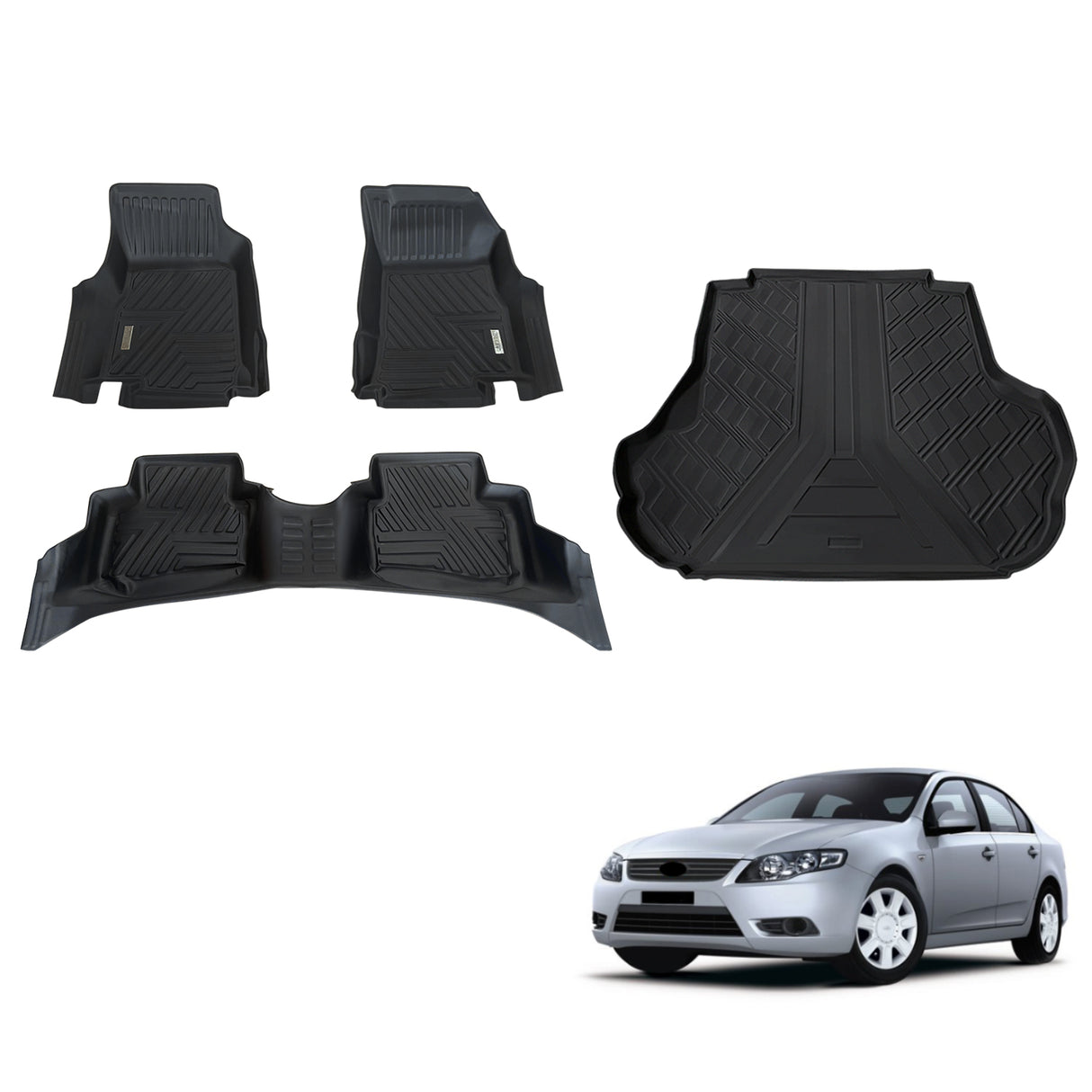 5D Car Floor Mats & Cargo Mat for Ford Falcon FG 2008-2014