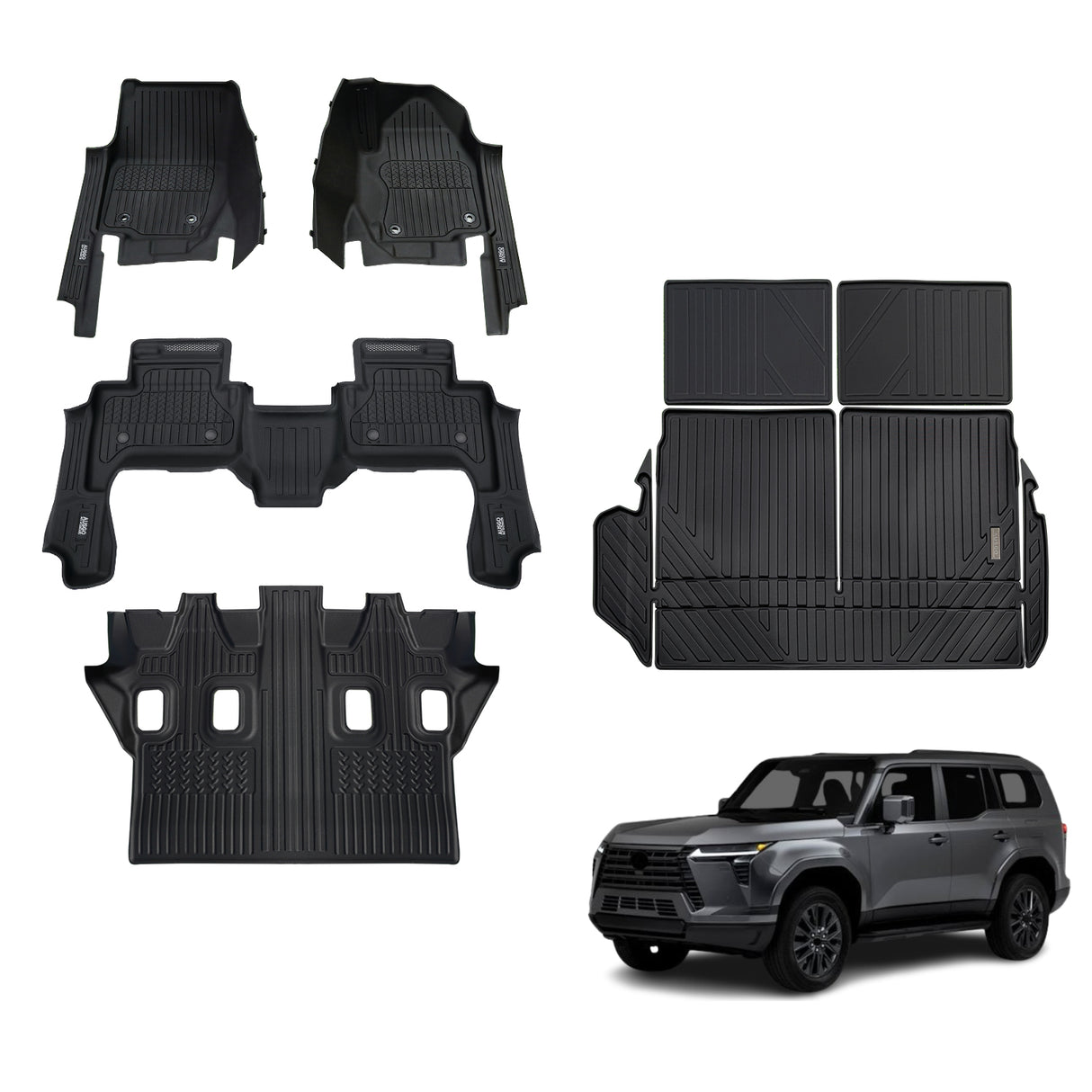 Injection 7D Car Floor Mats for Lexus GX550 2024-Onwards