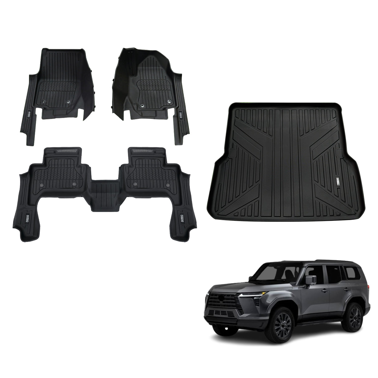 Injection 7D Car Floor Mats for Lexus GX550 2024-Onwards