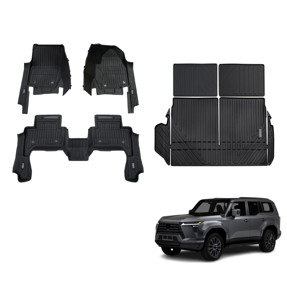 Injection 7D Car Floor Mats for Lexus GX550 2024-Onwards
