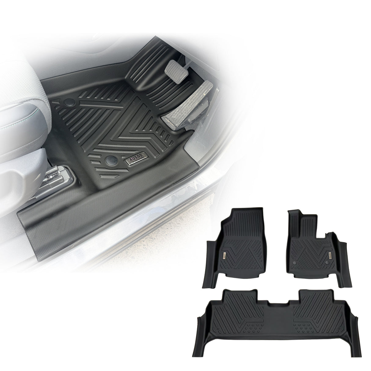 5D TPE Car Floor Mats for BYD Sealion 6 2024-Onwards