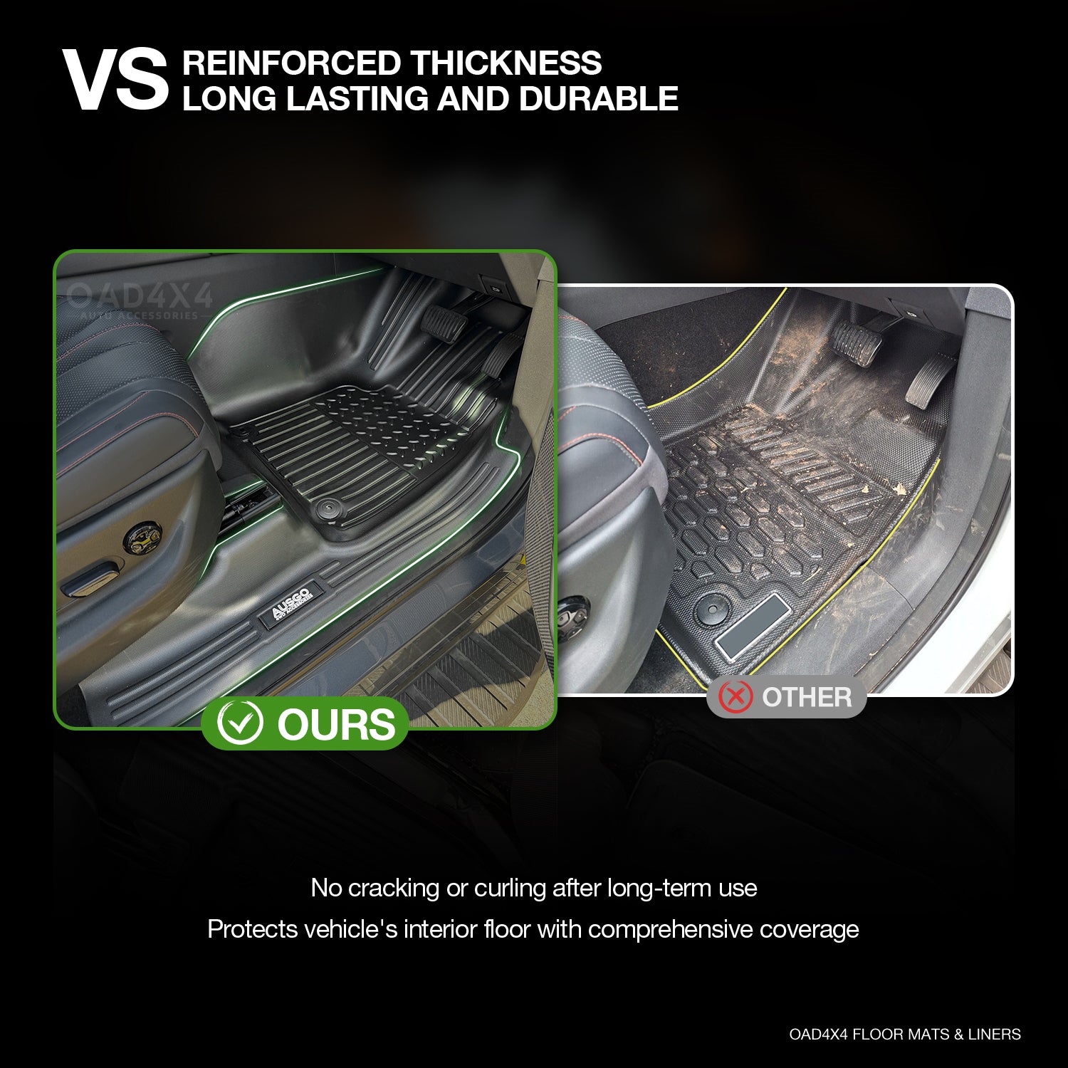 7D Car Floor Mats for BYD Shark 6 2025-Onwards