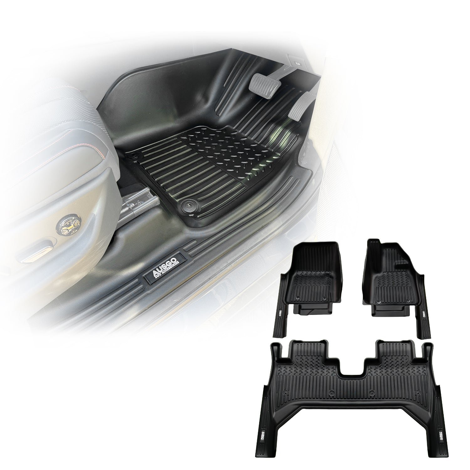 7D Car Floor Mats for BYD Shark 6 2025-Onwards