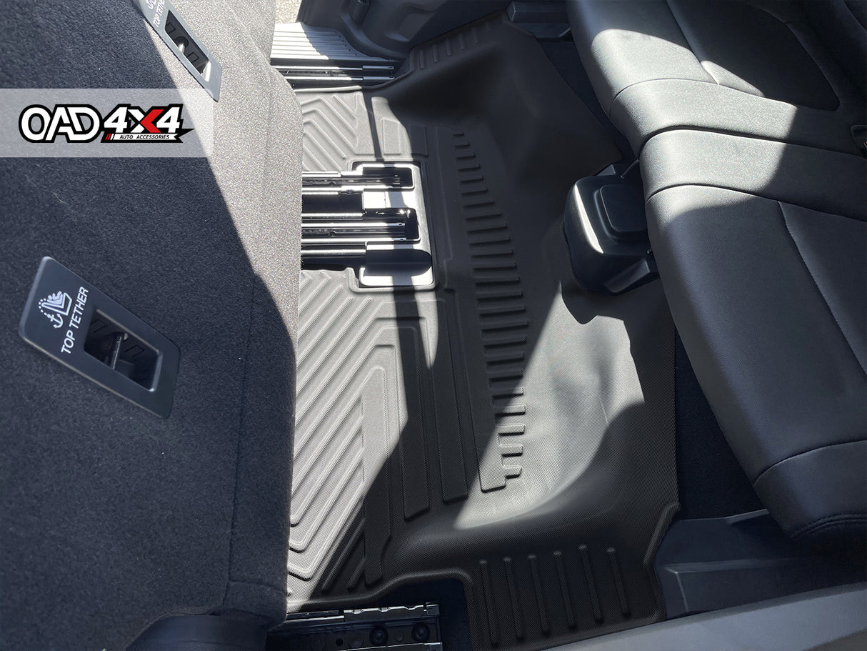 Injection 7D TPE Car Floor Mats for Ford Everest Next-Gen 2022-Onwards