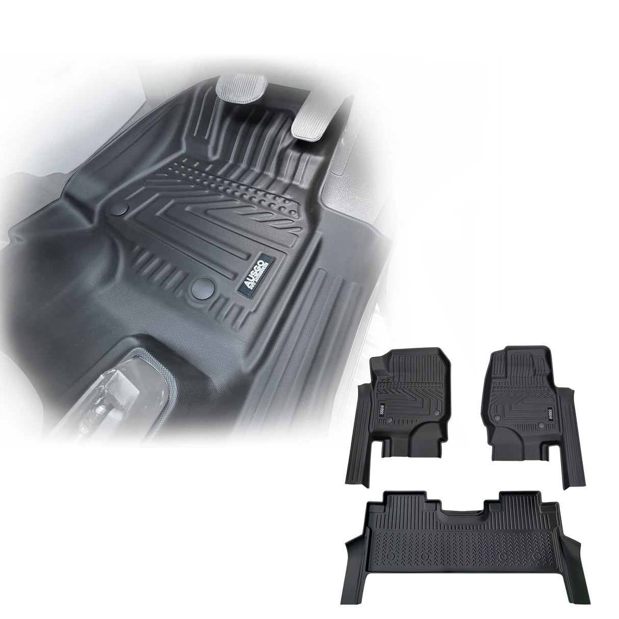5D TPE Car Floor Mats for Ford F-150 F150 2023-Onwards