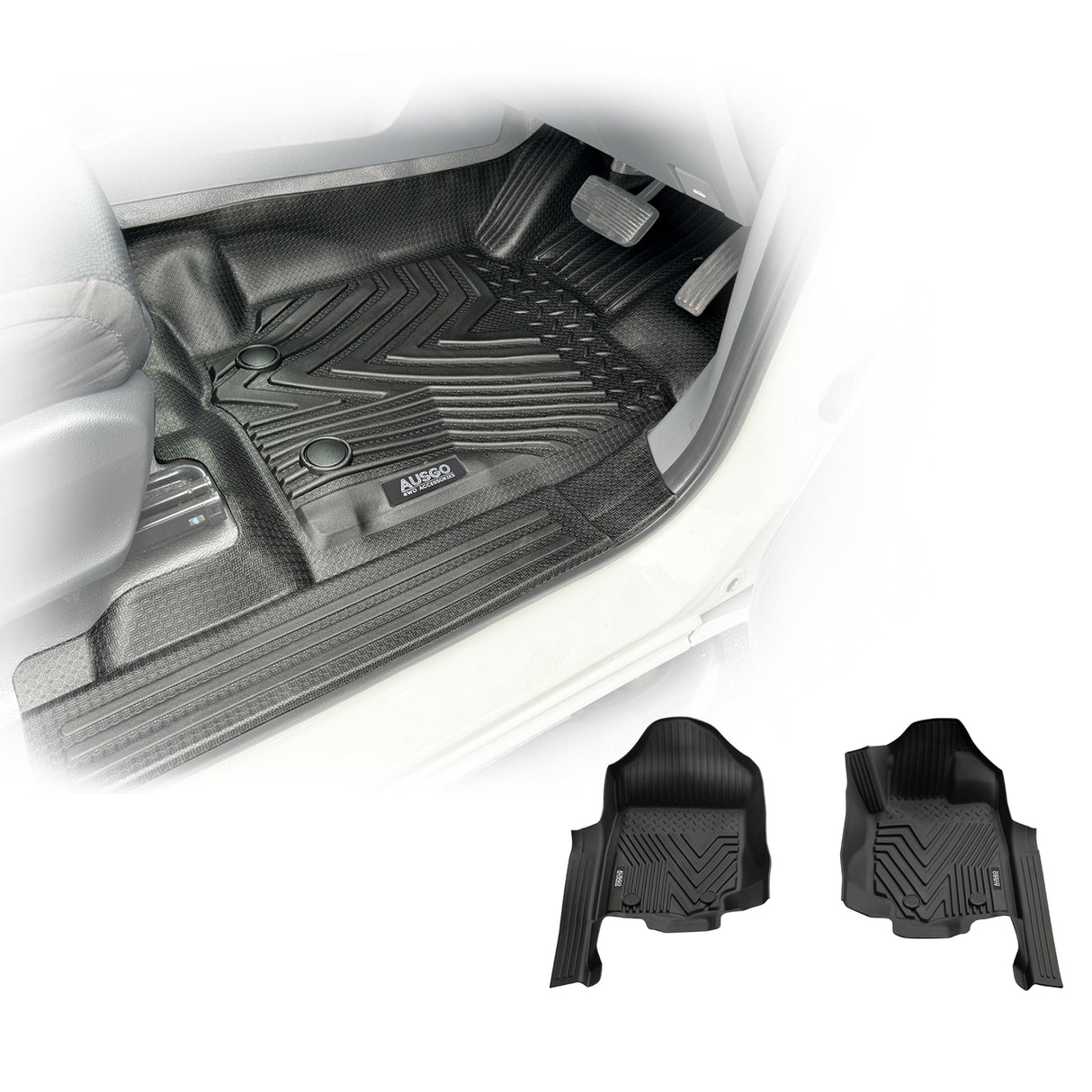 Injection 5D Car Floor Mats for Ford Ranger PX/PX2/PX3 Single / Extra Cab 2011-2022