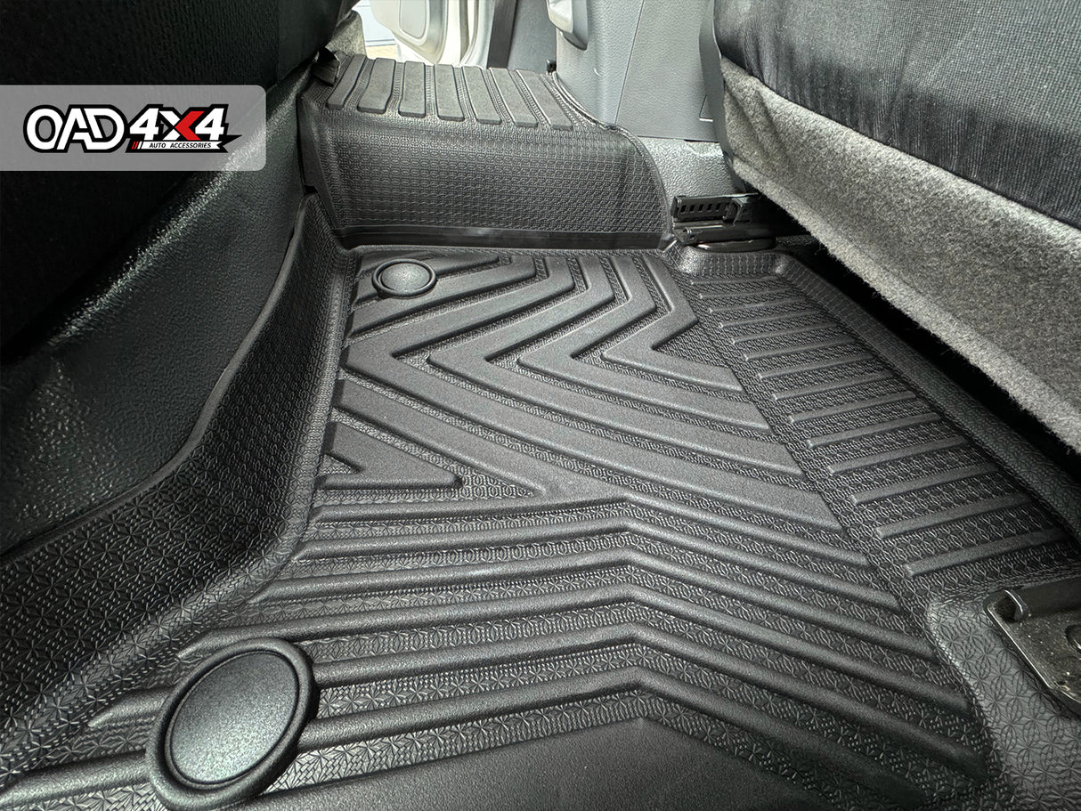 Injection Floor Mats & Door Sill Protector for Ford Ranger Dual Cab 2011-2022