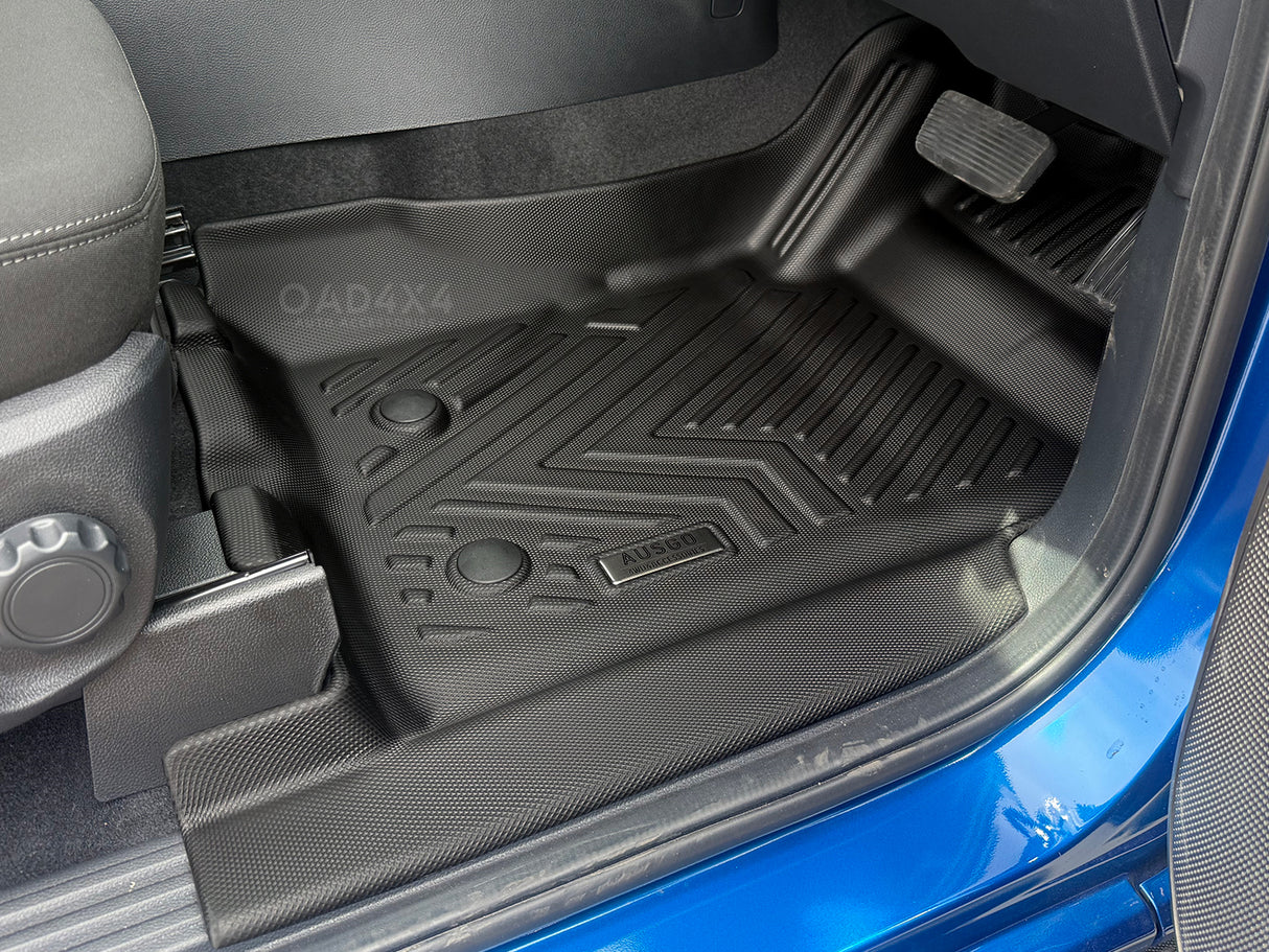 5D TPE Car Floor Mats for Volkswagen Amarok Next-Gen Dual Cab NF Series 2023-Onwards