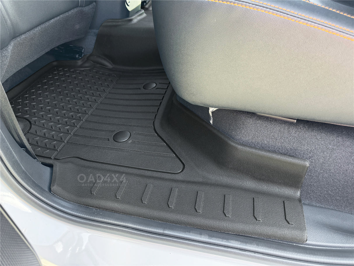 Injection Floor Mats & Door Sill Protector for Ford Ranger Dual Cab 2022-Onwards