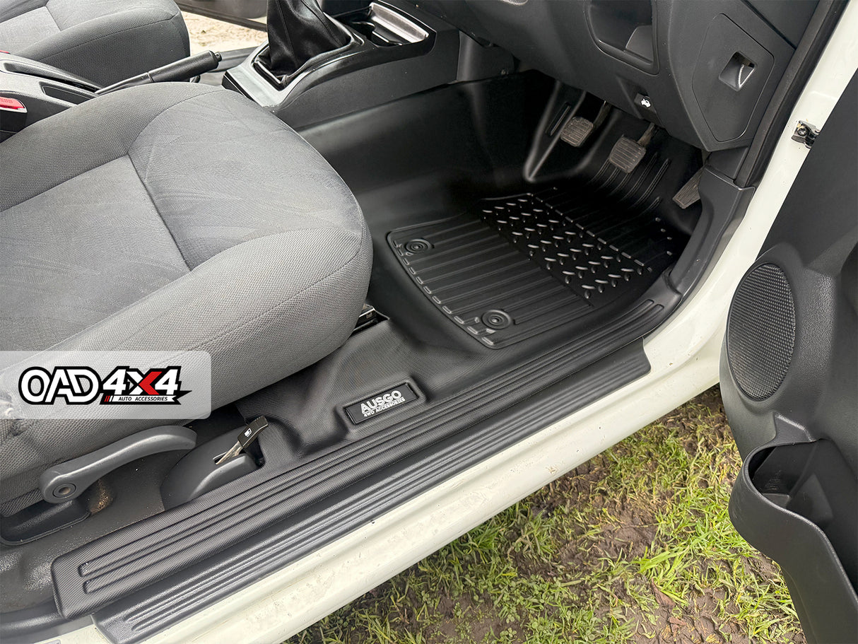7D TPE Car Floor Mats for ISUZU D-MAX DMAX Dual Cab 2008-2012