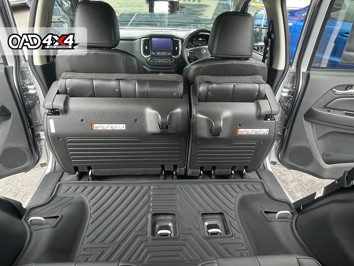 Third Row Car Floor Mats for Holden Colorado 7 RG Series 2012-2016
