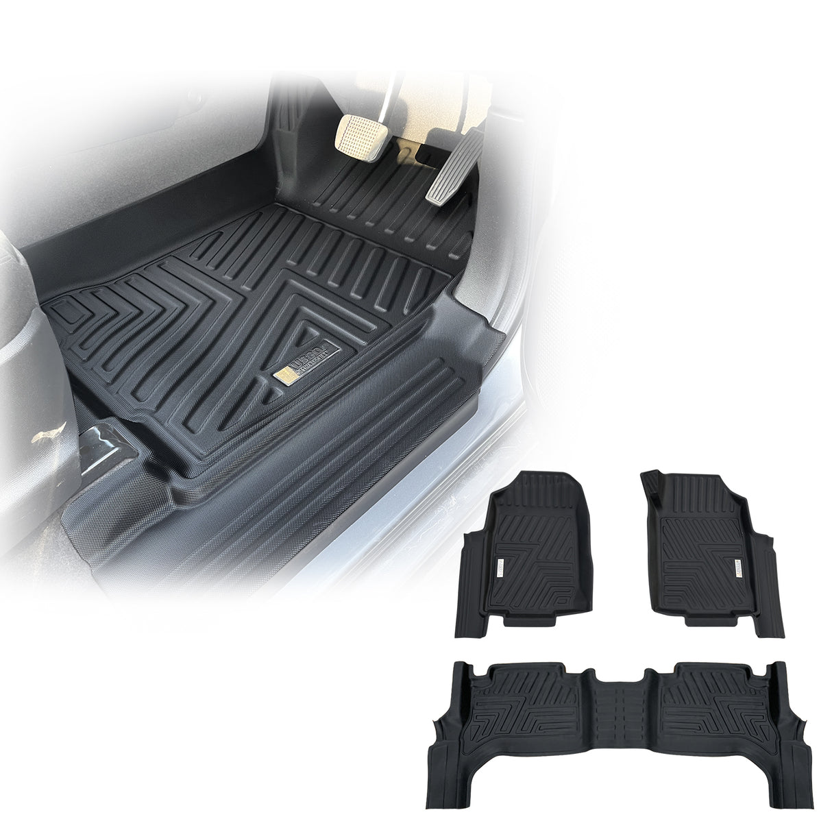 5D TPE Car Floor Mats for Holden Colorado 7 RG Series 2012-2016