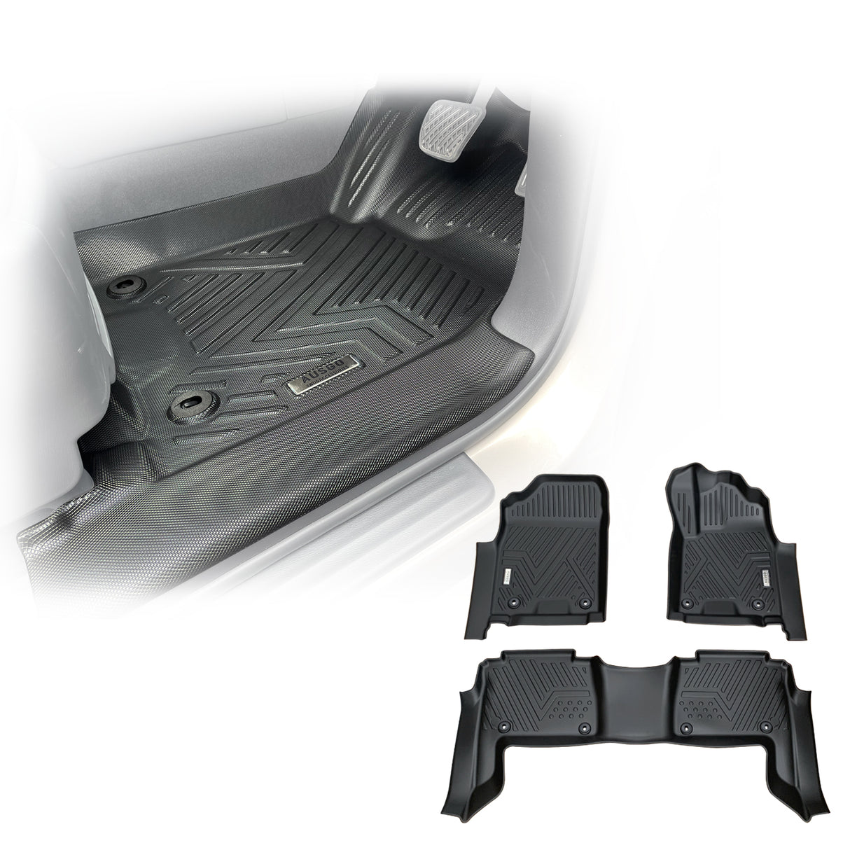 5D TPE Car Floor Mats for Infiniti QX80 Z62 2015-2019