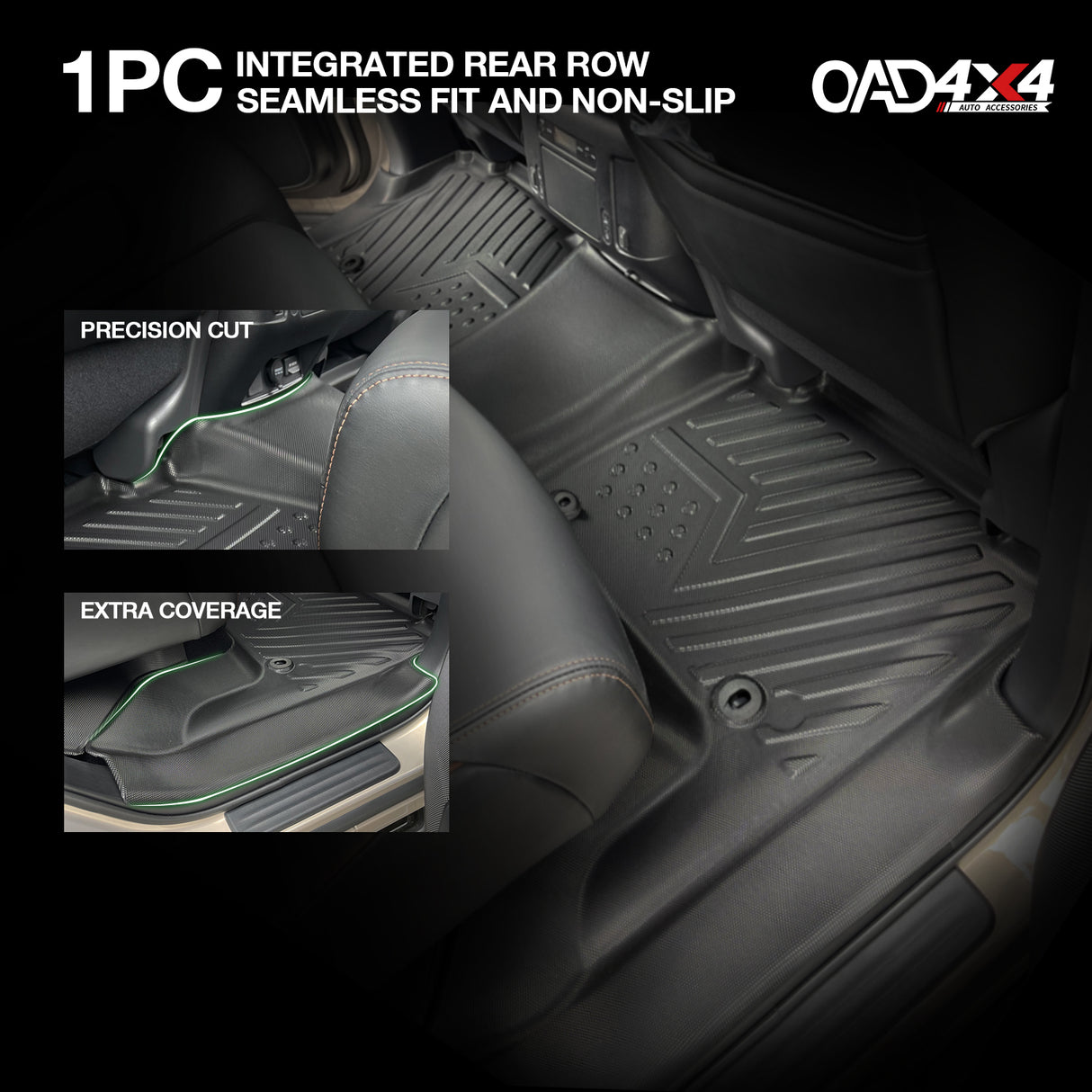 5D TPE Car Floor Mats for Infiniti QX80 Z62 2015-2019