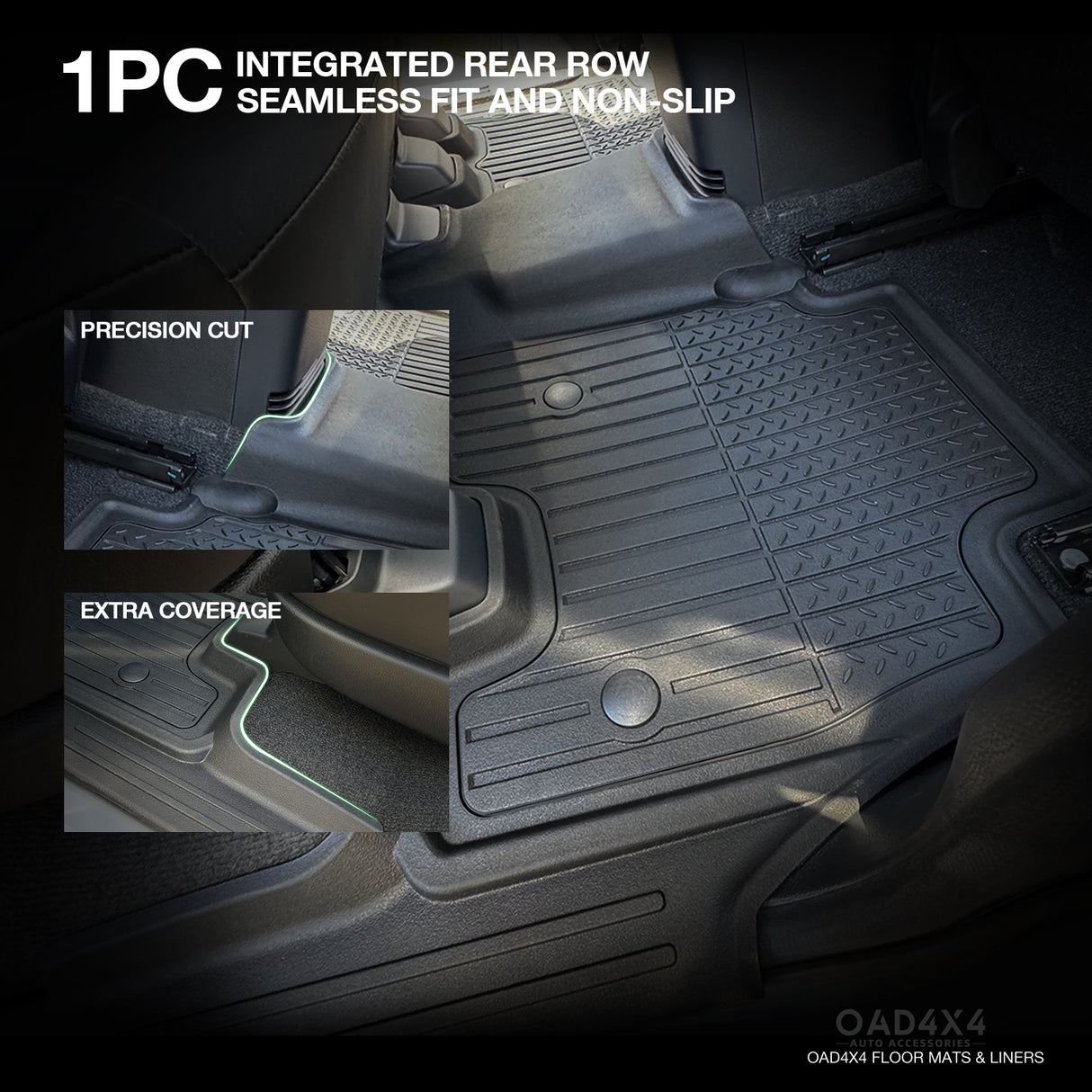 Injection Floor Mats & Door Sill Protector for ISUZU MU-X 2021-Onwards