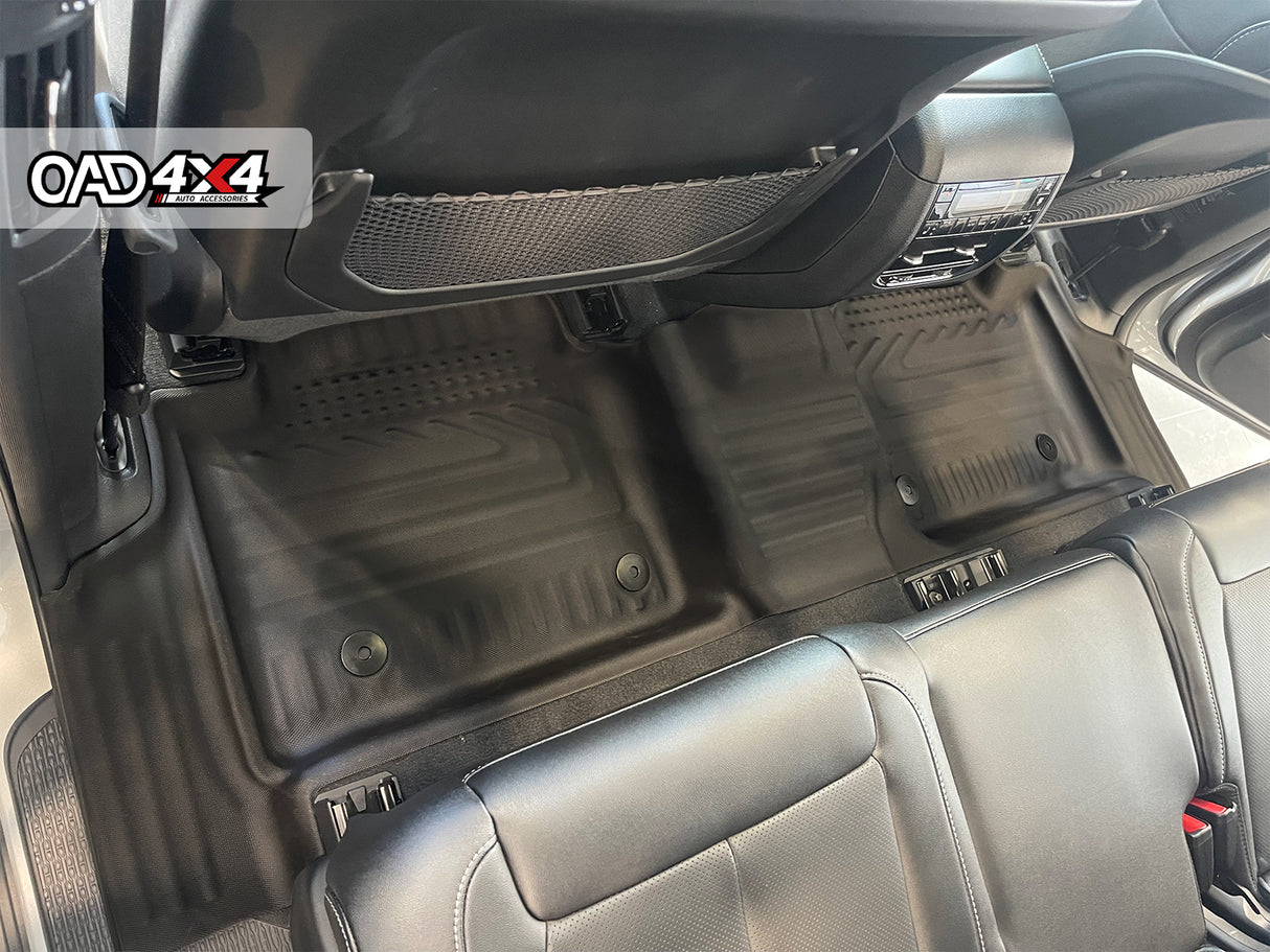 5D TPE Car Floor Mats for Jeep Grand Cherokee L WL Series 7 Seats 2021-Onwards