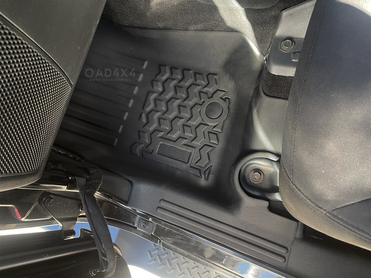 5D TPE Car Floor Mats for Jeep Wrangler JK Series 2007-2018
