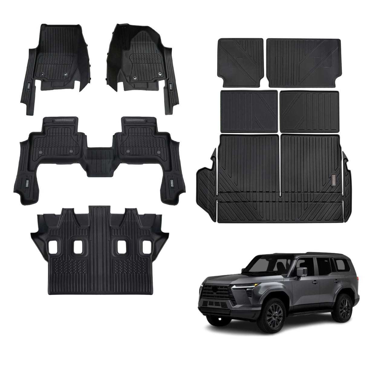 Injection 7D Car Floor Mats for Lexus GX550 2024-Onwards