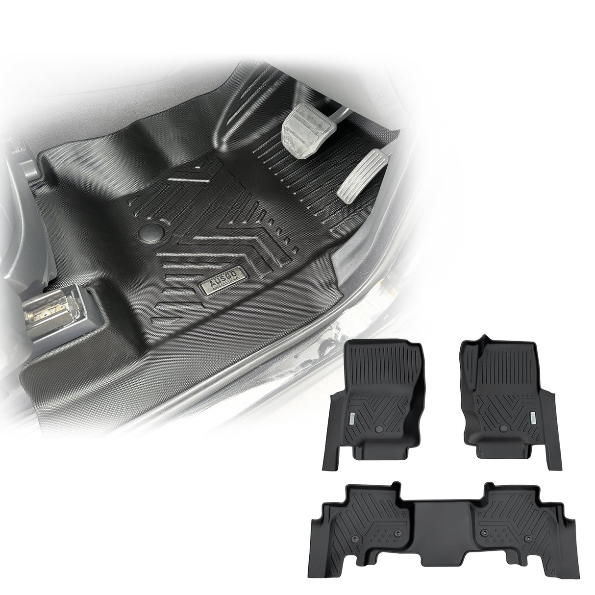 5D TPE Car Floor Mats for Land Rover Discovery 3 4 2004-2016