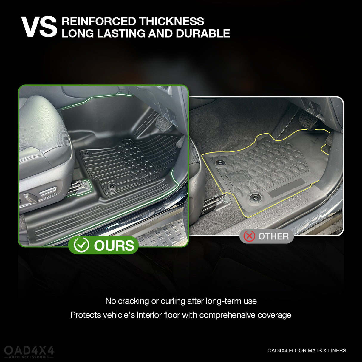 7D TPE Car Floor Mats for Lexus GX550 2024-Onwards