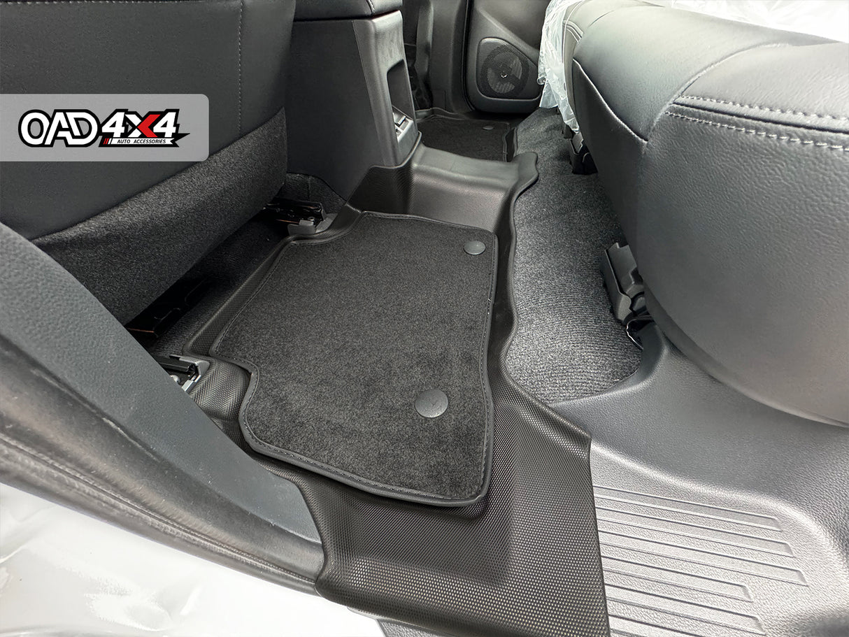 5D Double-Layer Car Floor Mats for Mitsubishi Pajero Sport 2015-Onwards