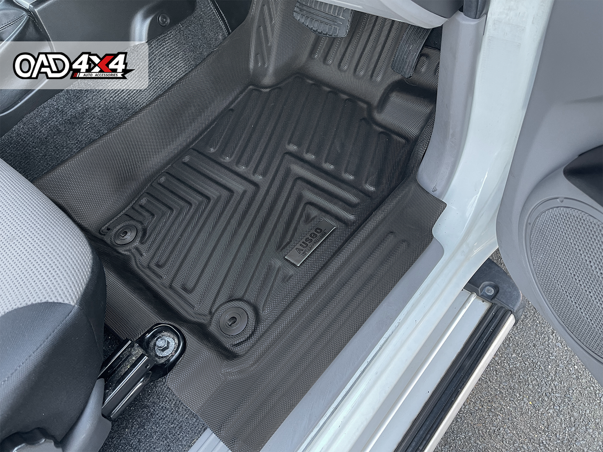 5D TPE Car Floor Mats for Mitsubishi Triton Dual Cab MQ MR 2015-2024