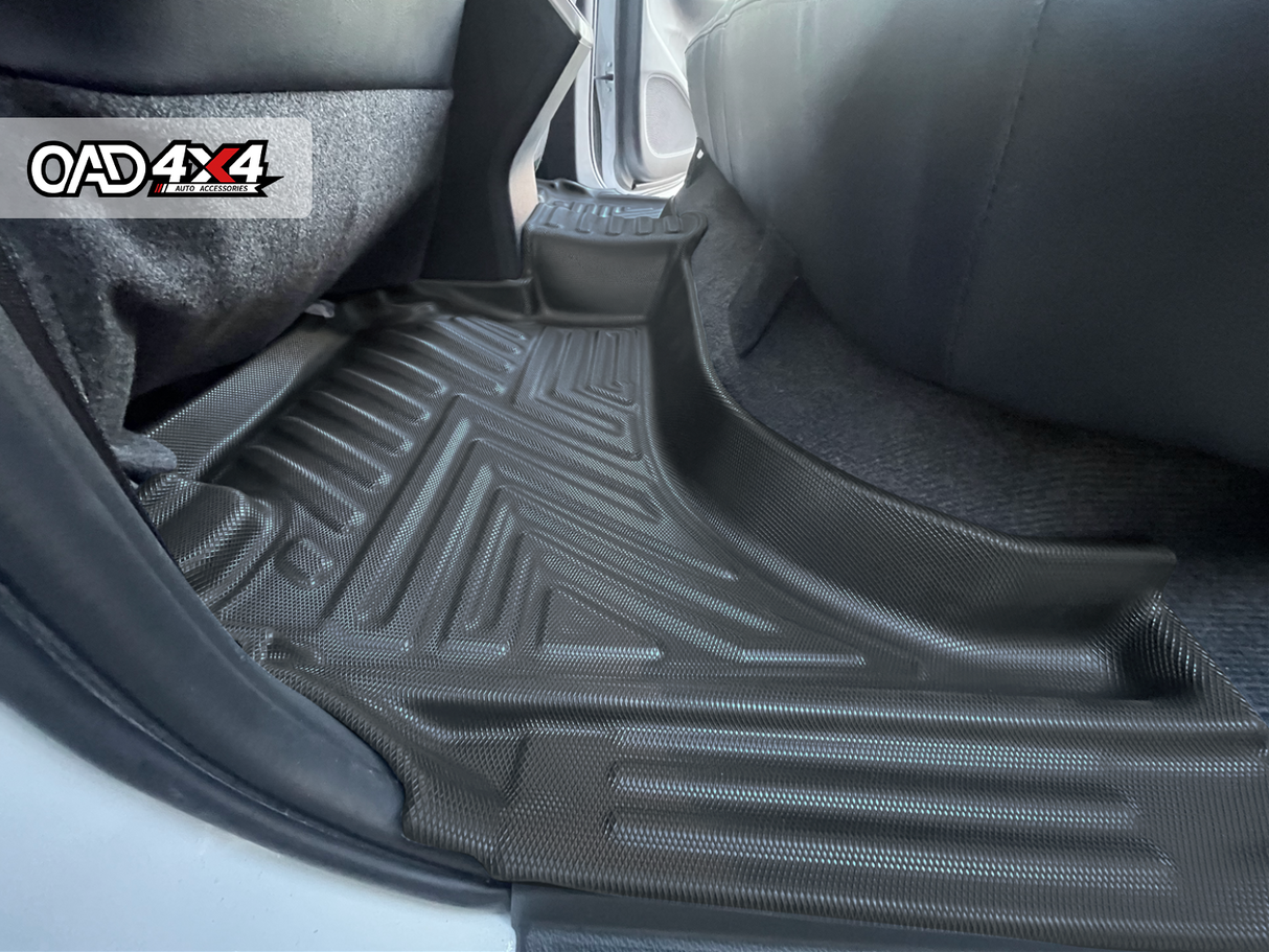 5D TPE Car Floor Mats for Mitsubishi Triton Dual Cab MQ MR 2015-2024