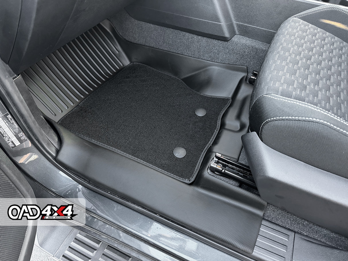 5D Double-Layer Car Floor Mats for Mitsubishi Triton MV All-New Dual Cab 2024-Onwards