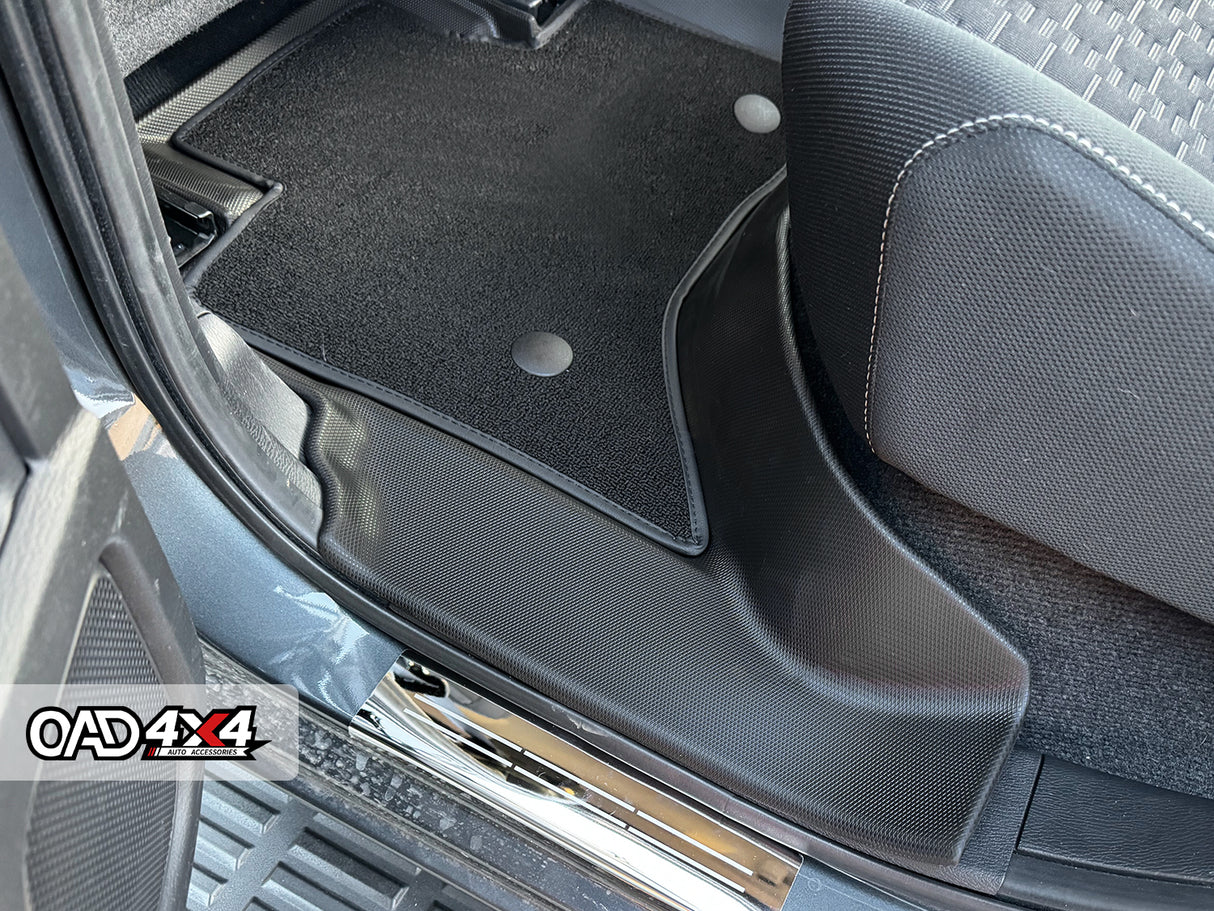 5D Double-Layer Car Floor Mats for Mitsubishi Triton MV All-New Dual Cab 2024-Onwards