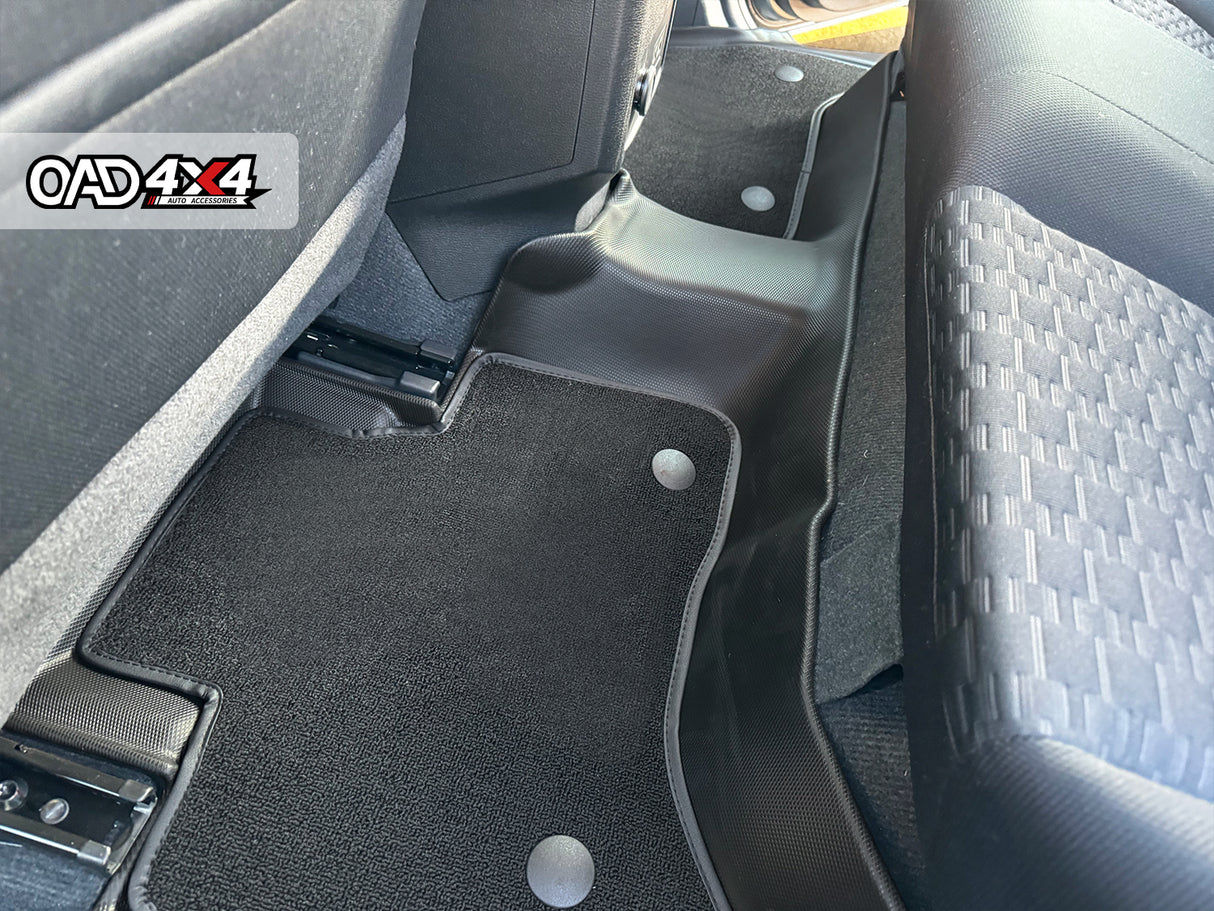 5D Double-Layer Car Floor Mats for Mitsubishi Triton MV All-New Dual Cab 2024-Onwards