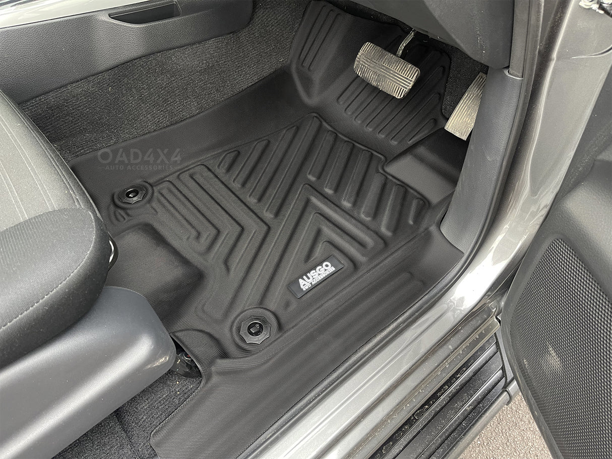 Floor Mats & Door Sill Protector for Nissan Navara NP300 D23 Dual Cab 2015-Onwards