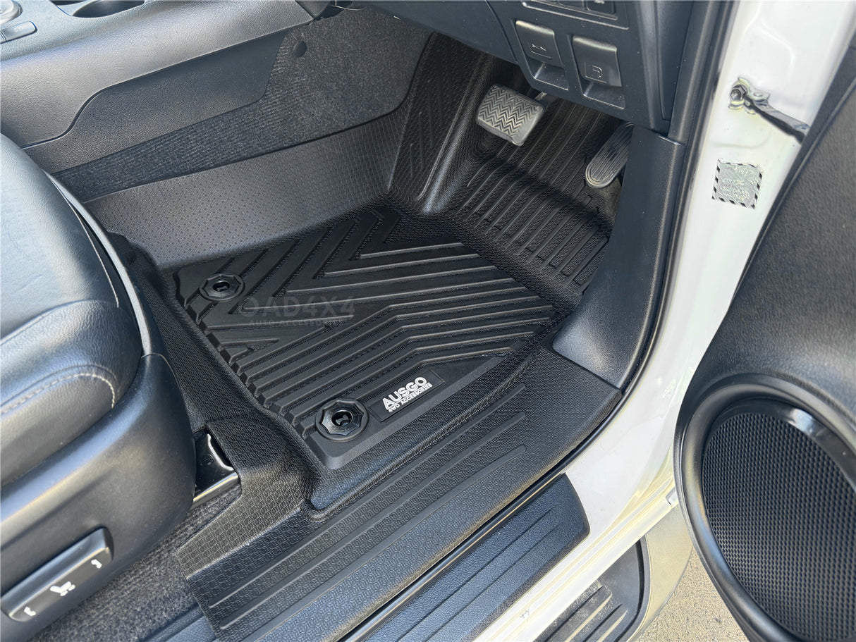 Injection 5D TPE Car Floor Mats for Toyota Hilux Auto Transmission Dual Cab 2025-Onwards