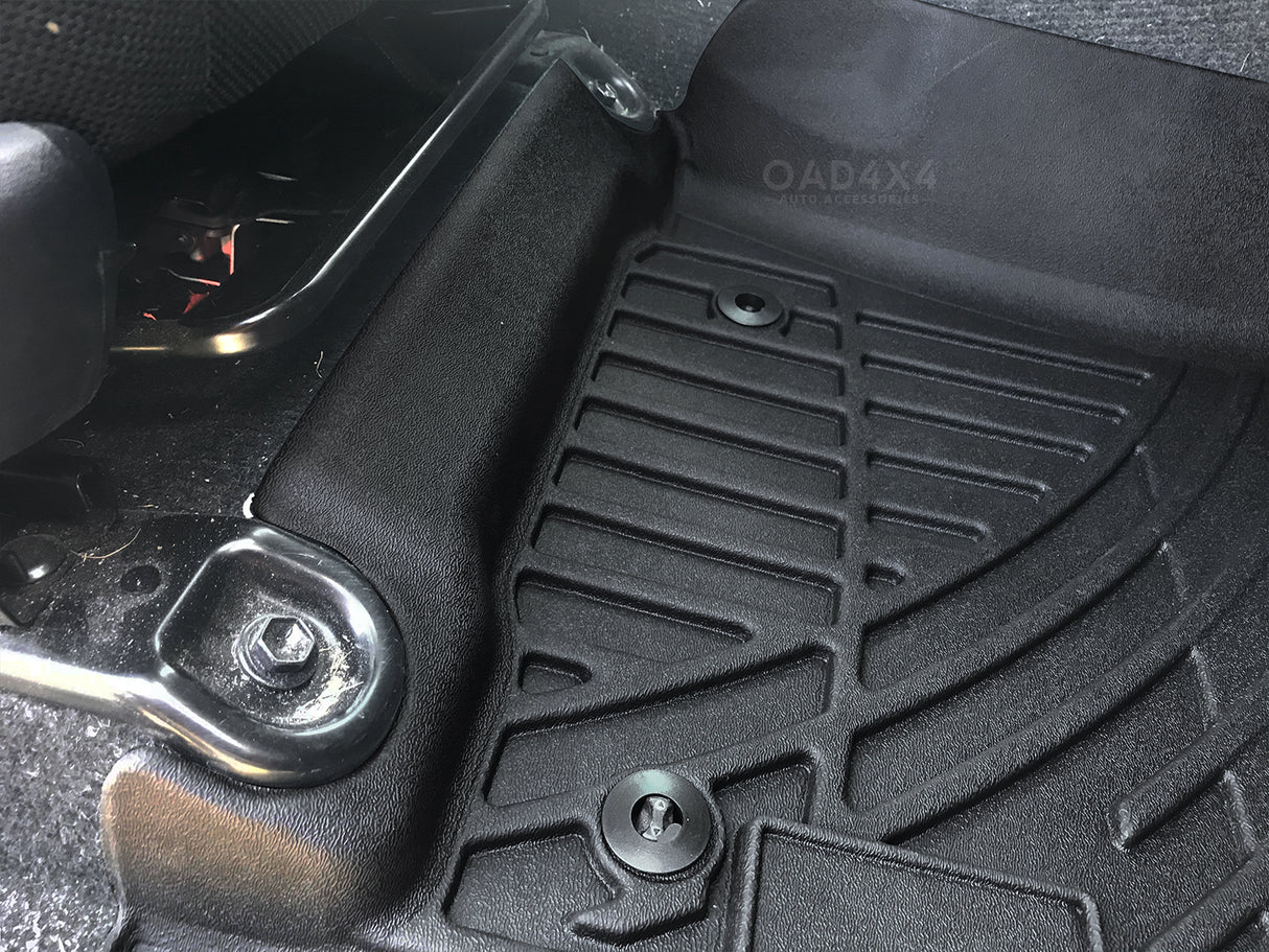 3D Car Floor Mats for Toyota Hilux Auto Single Cab 2015-Onwards