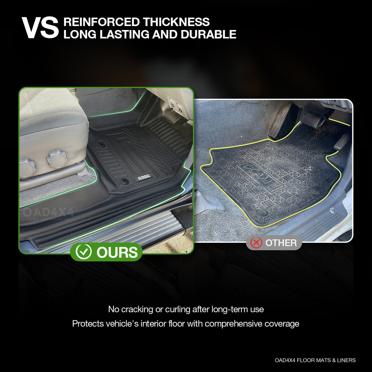 5D TPE Car Floor Mats for Lexus LX470 1998-2007