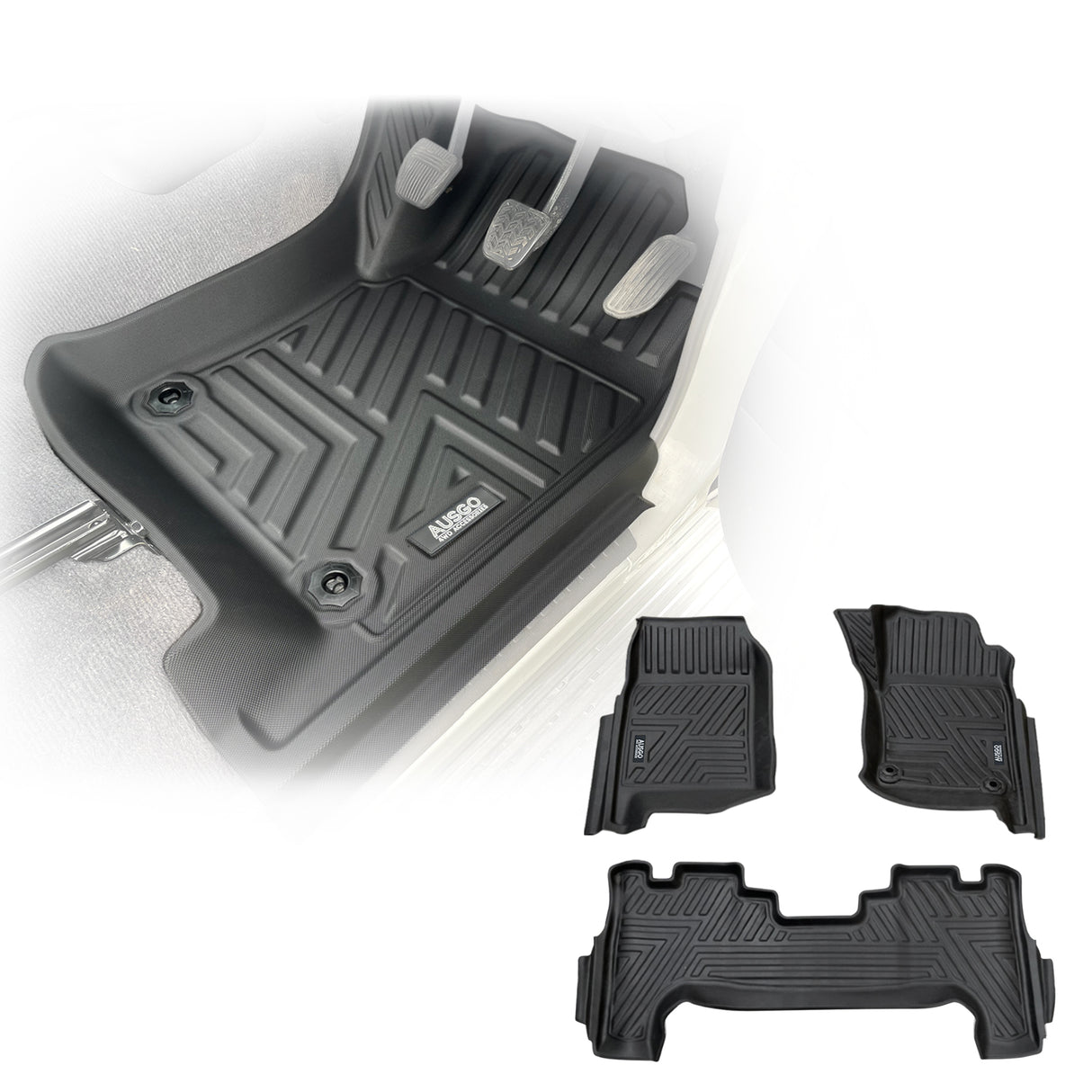 5D TPE Car Floor Mats for Toyota Land Cruiser 76 2012-2023