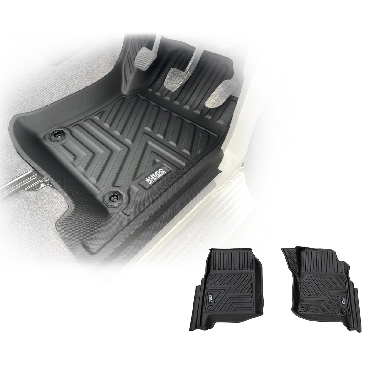5D TPE Car Floor Mats for Toyota Land Cruiser 78 Series Troopcarrier 2012-Onwards