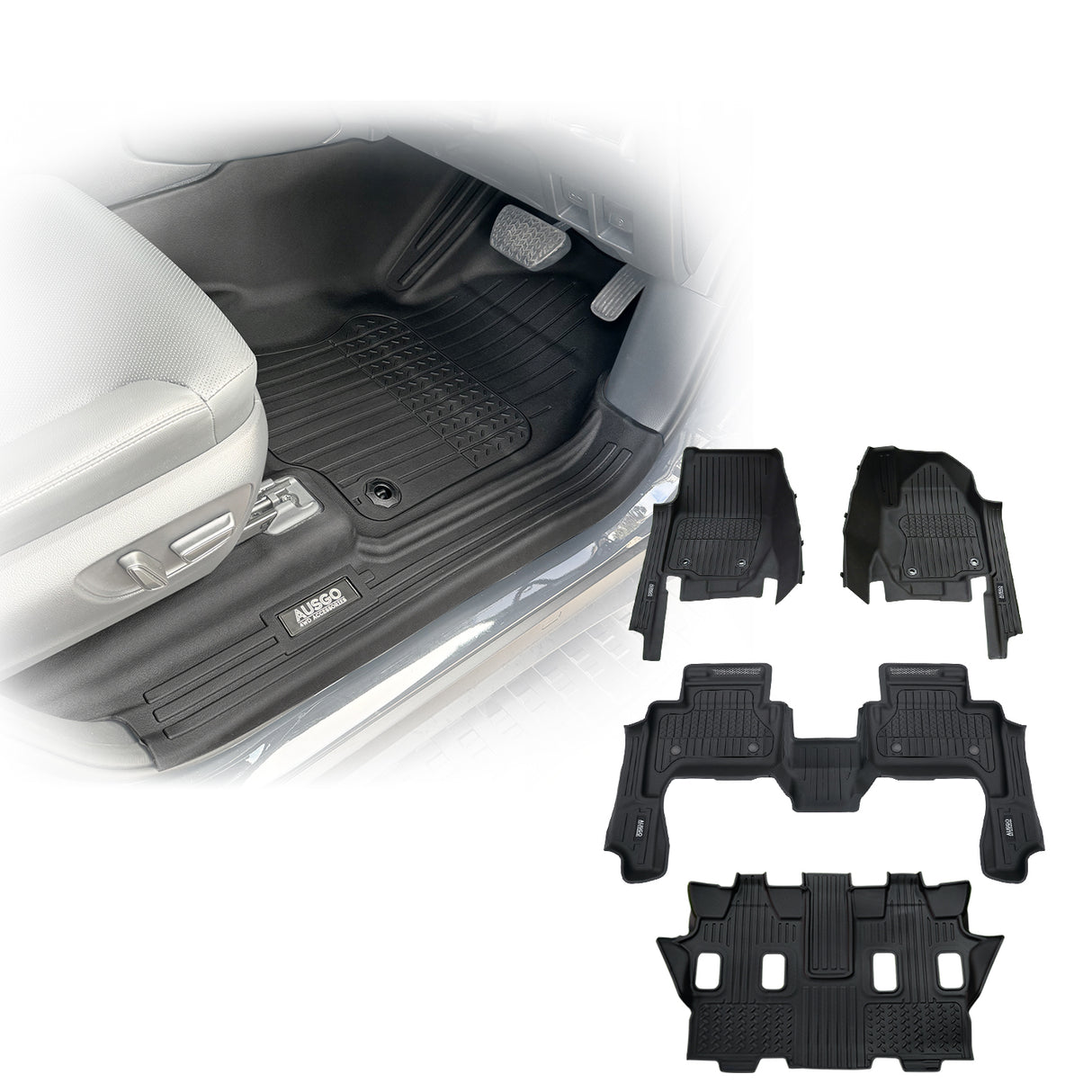 Injection 7D Car Floor Mats for Toyota Land Cruiser Prado 250 LC250 2024-Onwards