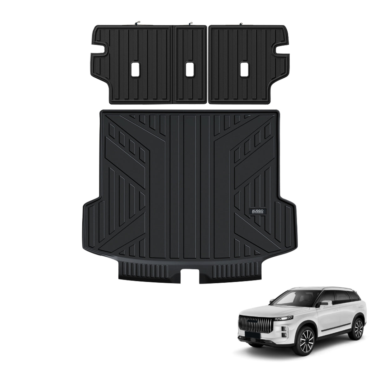 Boot Liner Kick Mat for Jaecoo J7 2024-Onwards - Inner Rear Step Panel Covered