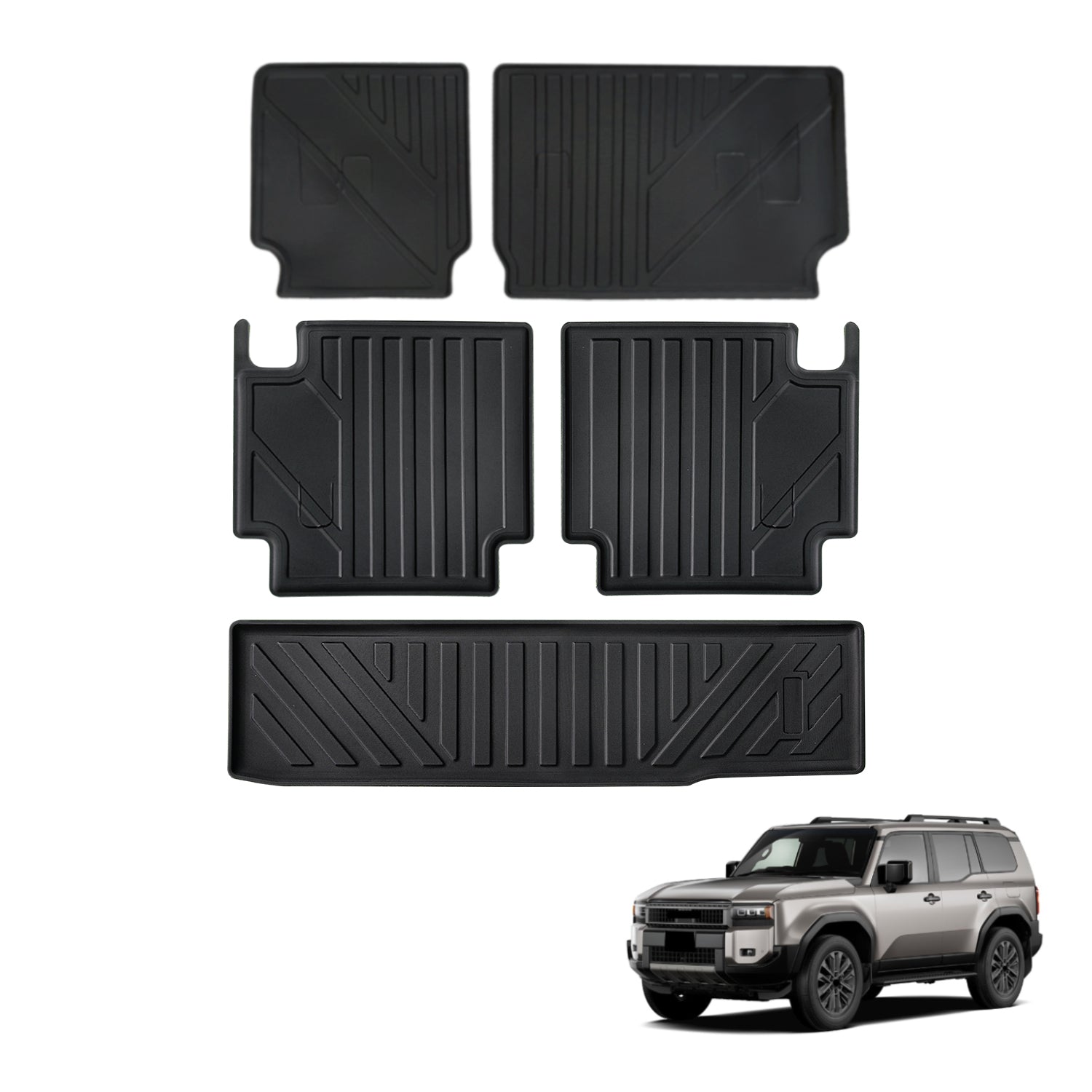 Boot Liner Kick Mat for Toyota Land Cruiser Prado 250 LC250 2024-Onwards