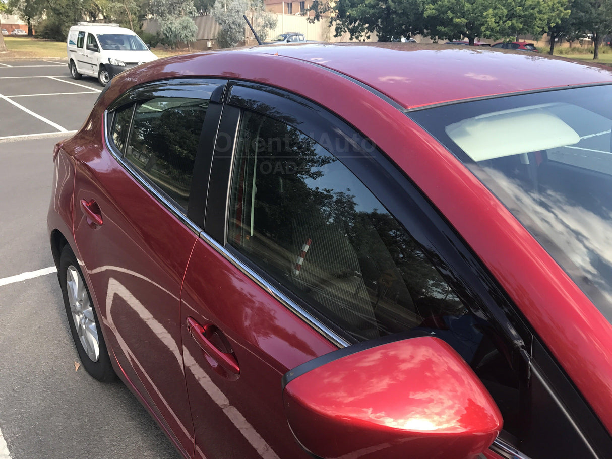 Injection Weather Shields for Mazda 3 Hatch BM BN Series 2013-2019