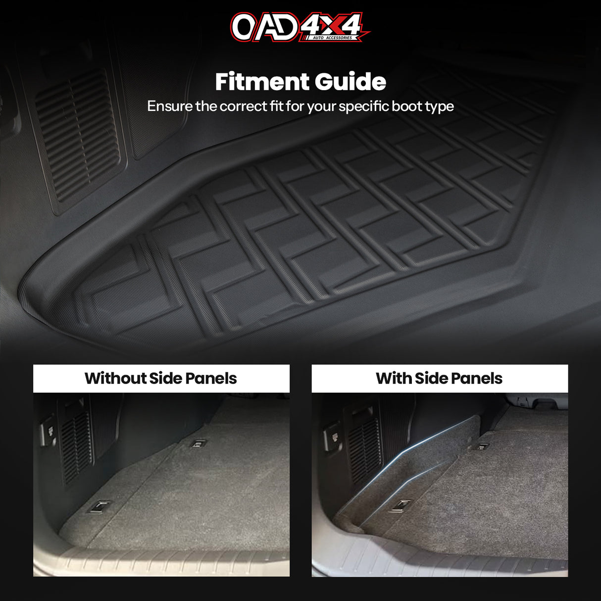 Boot Liner for Toyota Land Cruiser 300 Series 5 Seater 2021-Onwards