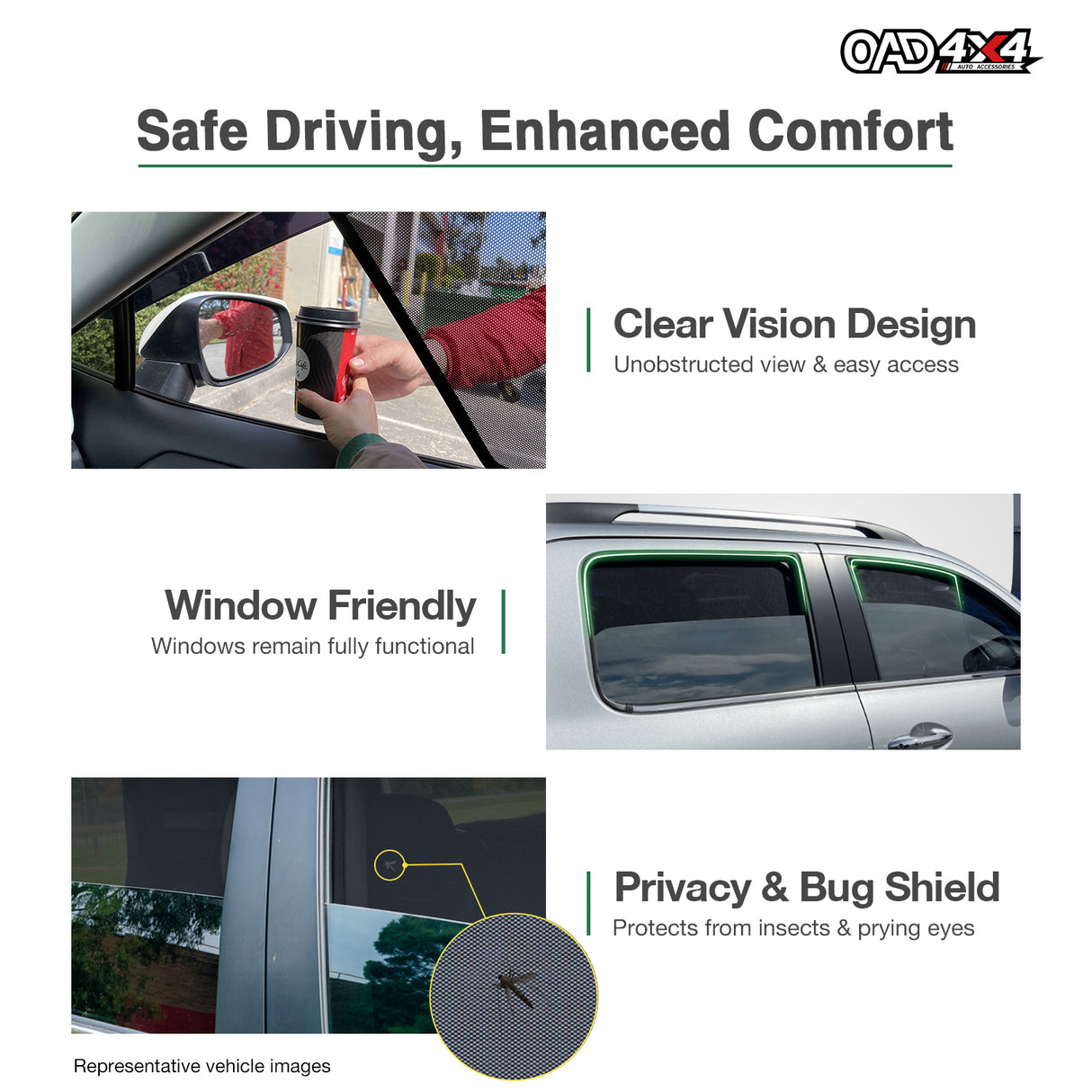 Magnetic Window Sun Shade for Toyota Land Cruiser 300 Series 2021-Onwards